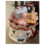 Christmas with Fitz and Floyd Cookie Jar