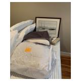 Down Comforter and Watercolor