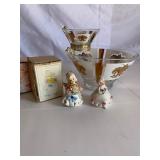 Retro Bowl and Porcelain Dolls