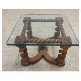 1020	GLASS TOP TABLE W/BARLEY TWIST BASE, 24 IN SQUARE X 16 IN HIGH	50	100	25	PLEASE PAY ATTENTION F