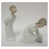1030	LLADRO LOT-KISSING BOY & GIRL KNEELING W/SHOES, BOY IS 8 IN HIGH	50	100	25	PLEASE PAY ATTENTION
