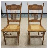 1054	PAIR OF OAK PRESSED BACK CHAIRS	25	50	10	PLEASE PAY ATTENTION FOR DAILY ADDITIONS TO THIS SALE.