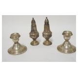 1065	WEIGHTED STERLING SILVER CANDLESTICKS & SHAKERS	40	80	10	PLEASE PAY ATTENTION FOR DAILY ADDITIO