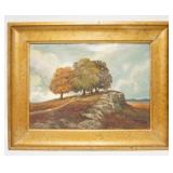 1113	O. VOGELSANG OIL ON CANVAS LANDSCAPE ARTS & CRAFTS STYLE 31 1/2 X 24 3/4 IN INCLUDING FRAME 	10