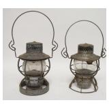 1122	2 DRESSEL NJC RAILROAD LANTERNS W/ CLEAR GLOBES. 15 IN H 	70	150	25	PLEASE PAY ATTENTION FOR DA