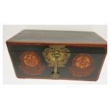 1153	SMALL CARVED ASIAN STORAGE CHEST, 23 IN WIDE X 1 1/4 IN DEEP X 11 IN HIGH	50	100	25	PLEASE PAY 