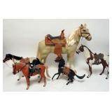 1197	GROUP OF 5 WESTERN TOY HORSES, LARGEST IS 21 IN HIGH	50	100	25	PLEASE PAY ATTENTION FOR DAILY A