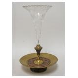 1203	CUT GLASS EPERGNE HAS SOME MINOR RIM ROUGHNESS. 13 1/2 IN H 	70	150	25	PLEASE PAY ATTENTION FOR