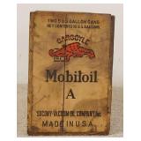 1210	GARGOYLE MOBILOIL A WOODEN BOX. 10 3/4 IN X 21 IN 15 5/8 IN H  	50	100	20	PLEASE PAY ATTENTION 