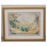 1214	NACHUM GUTMAN LIMITED EDITION SERIOGRAPH TITLED *GALILEE LANDSCAPE*  NO. 386/500. PENCIL SIGNED