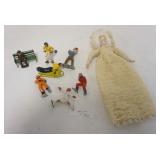 1221	LOT MINI CAST FIGURES & DOLL	25	50	10	PLEASE PAY ATTENTION FOR DAILY ADDITIONS TO THIS SALE. PA