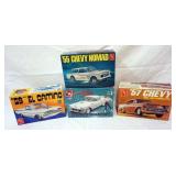1004	LOT OF 4 AMT MODEL KITS, KITS ARE POSSIBLY COMPLETE, NOT GUARENTEED	50	100	10	PLEASE PAY ATTENT