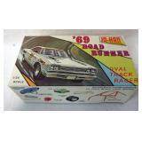 1028	JO HAN 69 ROAD RUNNER MODEL CAR KIT, KITS ARE POSSIBLY COMPLETE, NOT GUARENTEED	50	100	10	PLEAS