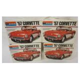 1051	LOT OF 4 MONOGRAM CAR MODEL KITS, KITS ARE POSSIBLY COMPLETE, NOT GUARENTEED	50	100	10	PLEASE P