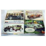 1063	LOT OF 4 MONOGRAM CAR KITS INCLUDING CLASSICS. KITS ARE POSSIBLY COMPLETE, NOT GUARANTEED	50	10