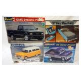 1081	LOT OF 4 REVELL MODEL TRUCK KITS, SEALED.	50	100	10	PLEASE PAY ATTENTION FOR DAILY ADDITIONS TO