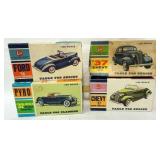 1082	LOT OF 4 PRYRO MODEL CAR KITS. KITS ARE POSSIBLY COMPLETE, NOT GUARANTEED	50	100	10	PLEASE PAY 