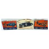 1084	LOT OF 3 GABRIEL METAL CAR KITS. KITS ARE POSSIBLY COMPLETE, NOT GUARANTEED	50	100	10	PLEASE PA
