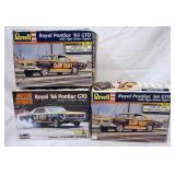 1095	LOT OF 3 REVELL MODEL CAR KITS, 66 PONTIAC GTO. KITS ARE POSSIBLY COMPLETE, NOT GUARANTEED	50	1