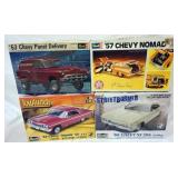 1097	LOT OF 4 REVELL MODEL CAR KITS. KITS ARE POSSIBLY COMPLETE, NOT GUARANTEED	50	100	10	PLEASE PAY