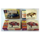 1114	LOT OF 4 PYRO MODEL CAR KITS.  KITS ARE POSSIBLY COMPLETE, NOT GUARANTEED	50	100	10	PLEASE PAY 