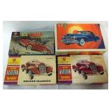 1115	LOT OF 4 PYRO MODEL CAR KITS.  KITS ARE POSSIBLY COMPLETE, NOT GUARANTEED	50	100	10	PLEASE PAY 