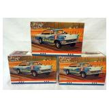1119	LOT OF 3 AMT MODEL CAR KITS, 56 FORD STRIP FOWL. KITS ARE POSSIBLY COMPLETE, NOT GUARANTEED	50	