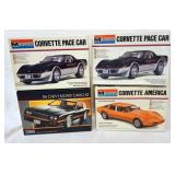 1128	LOT OF 4 MONOGRAM MODEL CAR KITS. KITS ARE POSSIBLY COMPLETE, NOT GUARANTEED	50	100	10	PLEASE P