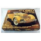 1140	AMT MODEL CAR KIT, 1937 CORD 1:12. KITS ARE POSSIBLY COMPLETE, NOT GUARANTEED	50	100	10	PLEASE 