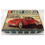 1141	AMT MODEL CAR KIT, 1937 CORD 1:12. KITS ARE POSSIBLY COMPLETE, NOT GUARANTEED	50	100	10	PLEASE 