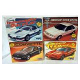 1146	MPC LOT OF 4 MODEL CAR KITS. KITS ARE POSSIBLY COMPLETE, NOT GUARANTEED	50	100	10	PLEASE PAY AT