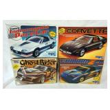 1149	MPC LOT OF 4 MODEL CAR KITS. KITS ARE POSSIBLY COMPLETE, NOT GUARANTEED	50	100	10	PLEASE PAY AT