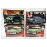 1153	LOT OF 4 AMT ERTL MODEL CAR KITS. KITS ARE POSSIBLY COMPLETE, NOT GUARANTEED. 	50	100	10	PLEASE