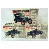 1157	LOT OF 3 AMT LAUREL AND HARDY 25 T ROADSTER KITS. KITS ARE POSSIBLY COMPLETE, NOT GUARANTEED	50
