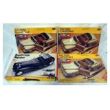 1160	LOT OF 4 MODEL CAR KITS, 3 SEALED. KITS ARE POSSIBLY COMPLETE, NOT GUARANTEED	50	100	10	PLEASE 
