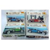 1176	LOT OF 4 JO HAN CLASSIC MODEL CAR KITS,  KITS ARE POSSIBLY COMPLETE, NOT GUARANTEED	50	100	10	P
