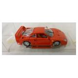 1191	1987 BURAGO FERRARI F40 DIE CAST MODEL CAR BUILT IN DISPLAY CASE 	50	100	10	PLEASE PAY ATTENTIO