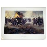 1010	MORT KUNSTLER LIMITED ED PRINT  SIGNED AND NUMBERED 782, *IN THE HANDS OF PROVIDENCE*. 23 1/2 I