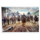 1011	MORT KUNSTLER LIMITED ED GICLEE ON CANVAS  SIGNED AND NUMBERED CG5, *THE RACE DOWN CHESTER STRE
