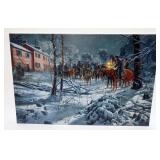 1020	MORT KUNSTLER LIMITED ED GICLEE ON CANVAS  SIGNED AND NUMBERED CG25, *SHENANDOAH STRATEGY*. A T