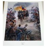 1022	MORT KUNSTLER LIMITED ED PRINT  SIGNED AND NUMBERED 137, *HIS SUPREME MOMENT*. 27 IN X 32 1/4 I