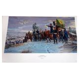1046	MORT KUNSTLER LIMITED ED PRINT  SIGNED AND NUMBERED 375, *THE FIGHTING 69TH*. 21 1/2 IN X 34 1/