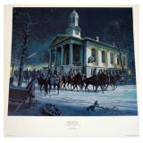 1047	MORT KUNSTLER LIMITED ED PRINT  SIGNED AND NUMBERED 758, *BRAVEST OF THE BRAVE*. 24 IN X 25 1/2