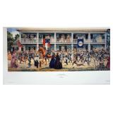 1048	MORT KUNSTLER LIMITED ED PRINT  SIGNED AND NUMBERED 632, *COVERED WITH GLORY*. 17 1/2 IN X 33 1