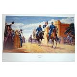 1049	MORT KUNSTLER LIMITED ED PRINT  SIGNED AND NUMBERED 995, *ROAD TO GLORY*. 20 1/2 IN X 33 1/2  I