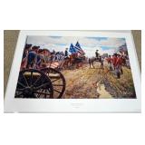 1053	MORT KUNSTLER LIMITED ED PRINT  SIGNED AND NUMBERED 135, *THE WORLD TURNED UPSIDE DOWN*. 23 IN 
