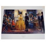 1055	MORT KUNSTLER LIMITED ED PRINT  SIGNED AND NUMBERED 779, *BLESSING OF THE SWORD*. 19 1/2 IN X 2