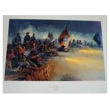 1056	MORT KUNSTLER LIMITED ED PRINT  SIGNED AND NUMBERED 782, *VALOR IN GRAY*. 20 1/4 IN X 28  IN OV