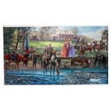 1061	MORT KUNSTLER LIMITED ED GICLEE ON CANVAS  SIGNED AND NUMBERED GC 45/50, *THE AUTOGRAPH SEEKERS