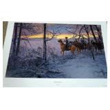 1068	MORT KUNSTLER LIMITED ED PRINT  SIGNED AND NUMBERED 1850, *THE ENEMY RESTS*. 23 1/2 IN X 33 1/2